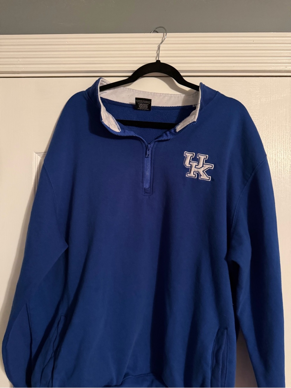 Colosseum Royal Blue Quarter-Zip Pullover Sweater